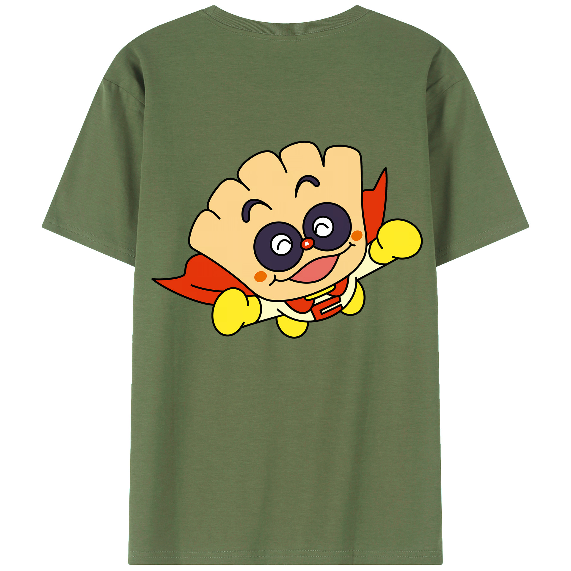 （画像用） アンパンマン Anpanman 綿100％ メンズ半袖Tシャツ（バックプリント） 通気性